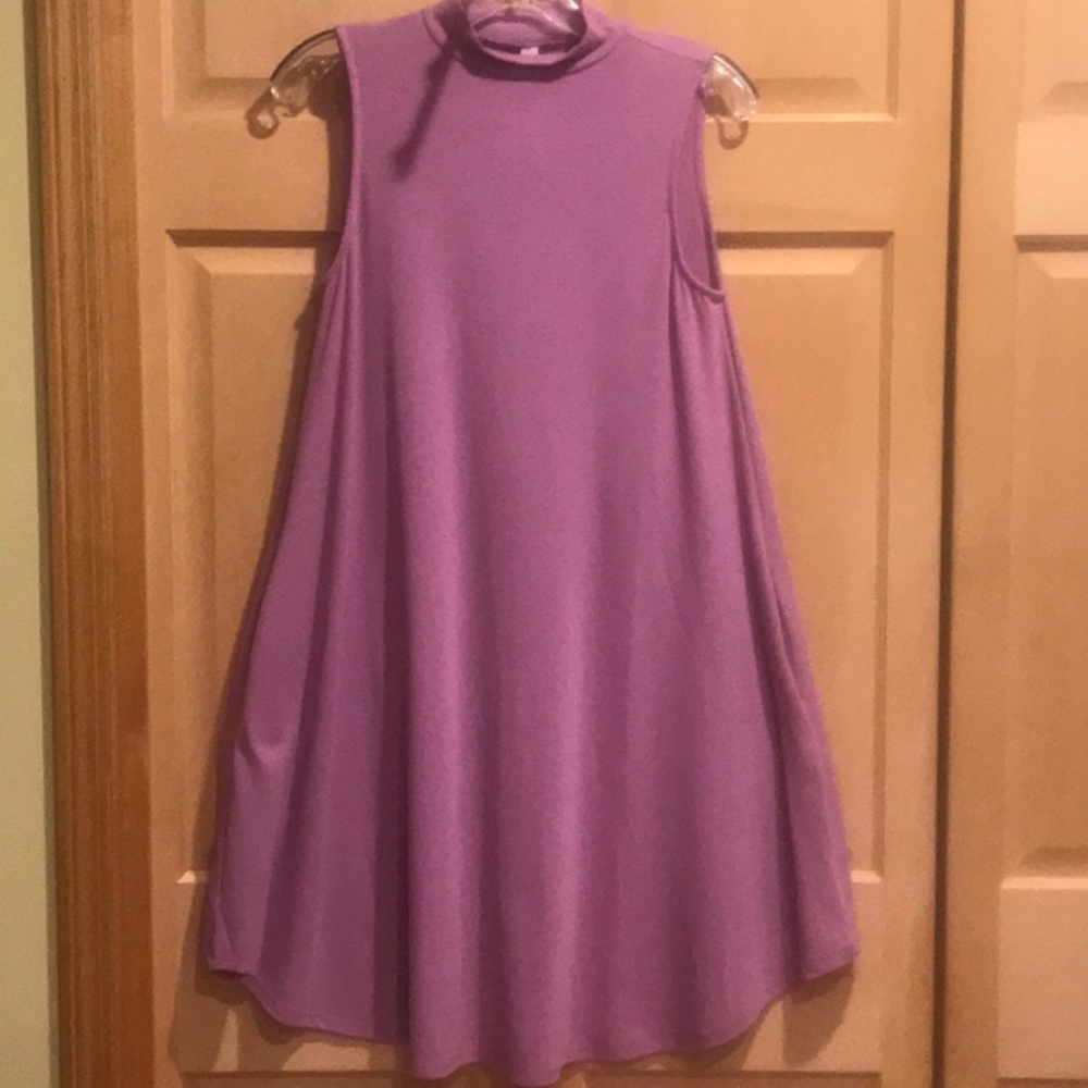 Zenana Premium Sleeveless Mauve Dress